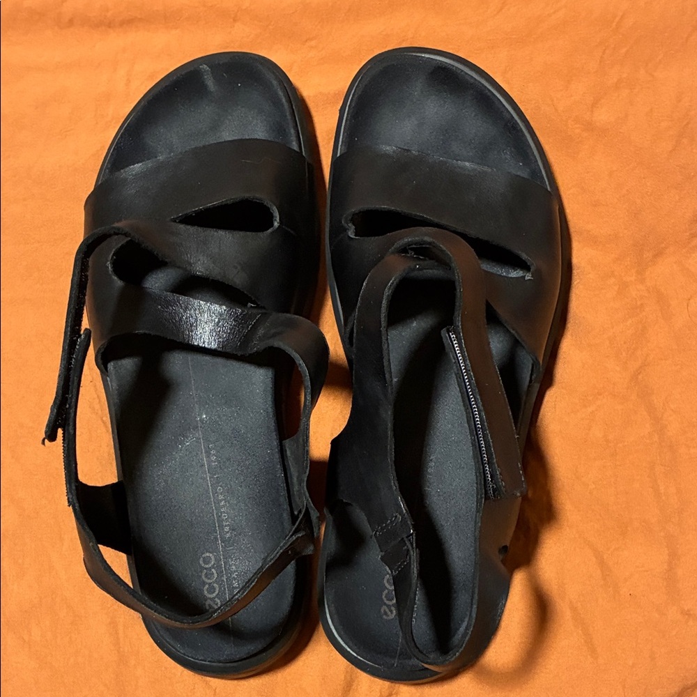 Ecco Women's Black Sandals European size 38